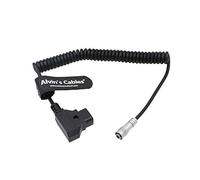 Alvin's Cables PORTKEY BM5 BM7 monitor Cavo di alimentazione Anton Bauer D-TAP a 4 pin femmina Cavo di alimentazione a spirale