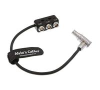Alvin's Cables Run Stop Cavo di Alimentazione per Arri Alexa Mini EXT 7 Pin a RS 3 Pin e 2 × 2 Pin 1 a 3 Power Splitter Box per ARRI ALEXA RED Teradek 11,8 in/30 cm