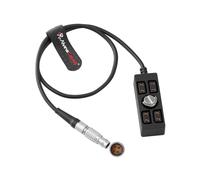 Alvin's Cables Splitter Alimentazione 1B 6 Pin Maschio a 4 D-Tap Femmina, Cavo 1 a 4 per DJI Ronin 2, Monitor e Motore Messa a Fuoco, 60cm | 2ft
