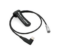 Alvin's Cables USB-C Type-C PD Angolo retto a Weipu SF61B/S2 2 Pin Femmina Cavo di Alimentazione per BMPCC 4K 6K Blackmagic Pocket Cinema Camera 50 cm|19,7 pollici