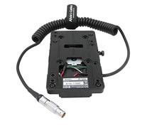 Alvin's Cables V-Mount Battery Plate a 6 Pin Femmina Cavo di Alimentazione a Spirale per Red Scarlet Epic Camera