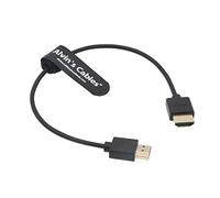 Alvin's Cables Z Cam E2 HDMI Cavo sottile e flessibile Ethernet ad alta velocità per Portkeys BM5 Monitor (30CM, Dritto a dritto)