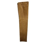 ALVIPERI Pantalone Uomo Velluto Duca Visconti di Modrone Elasticizzato Taglie Forti e calibrato 11 Colori dalla tg.46 alla tg.71 (Miele 8130, 50)