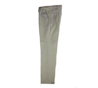 ALVIPERI Pantalone Uomo Velluto Duca Visconti di Modrone Elasticizzato Taglie Forti e calibrato 11 Colori dalla tg.46 alla tg.71 (Panna, 58)