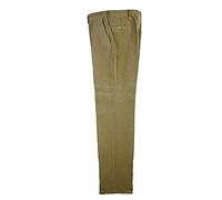 ALVIPERI Pantalone Uomo Velluto Duca Visconti di Modrone Elasticizzato Taglie Forti e calibrato 11 Colori dalla tg.46 alla tg.71 (Naturale 8160, 52)