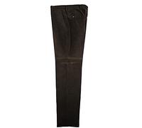 ALVIPERI Pantalone Uomo Velluto Duca Visconti di Modrone Elasticizzato Taglie Forti e calibrato 11 Colori dalla tg.46 alla tg.71 (Moro 8980, 69)