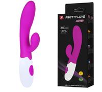 PRETTY LOVE FLIRTATION - VIBRADOR CON ESTIMULADOR CLITORIS ALVIS