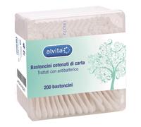 Alvita Bastoncini Cotonati, 200 bastoncini
