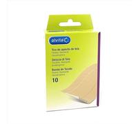 Alvita Cerotto in Striscia Di Tela 10 x 6 cm, 10 Pezzi