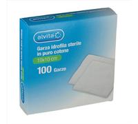 Alvita garza idrof 10x10 100pz