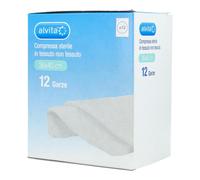 Alvita Garza Sterile In Tessuto Non Tessuto 36 x 40 cm 12 Pezzi