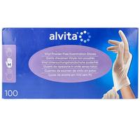 Alvita Guanti in Vinile Senza Polveri Misura M