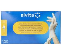 ALVITA GUANTI LATT S/TALCO M