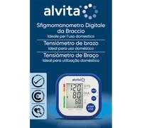 Alvita Sfigmomanometro digitale da braccio Alvita, misuratore pressione