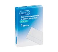 Alvita Striscia Adesiva Elastica in TNT 50 x 6 cm, 1 striscia