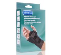 Alvita Tutore polso regolabile – Nero – Taglia 3 (18–20 cm) – 1 pezzo