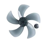 Alvivi Ventola in Plastica con 4/5 Pale per Ventilatore a Piantana da Tavolo Fan Blade di Ricambio da 16/18 cm Lampada Accessorio Gray-12 inch 12"