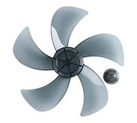 Alvivi Ventola in Plastica con 4/5 Pale per Ventilatore Fan Blade di Ricambio da 16/18 cm per Ventilatore a Piantana da Tavolo Lampada Accessorio per Ventilatore Gray-14 inch 14 Inch