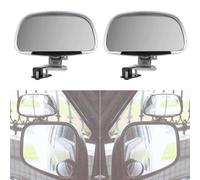 Alvorox Specchietti angolari morti per auto, 2 pezzi di clip per angolo morto, specchietto retrovisore aggiuntivo esterno convesso, specchio grandangolare per considerazione, aiuto al parcheggio e