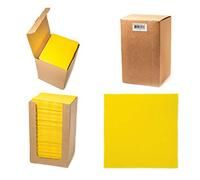 Alvotex Chic Airlaid 100 tovaglioli da cocktail, pieghe a 1/4, tovaglioli usa e getta, colore giallo, 20 x 20 cm