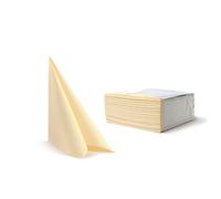 Alvotex Chic Airlaid 50 - Tovaglioli USA e Getta in similtessuto, di Alta qualità, Airlaid, Champagne, 40 x 40 cm