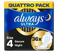 Always - 36x assorbenti igienici Ultra Night taglia 4 con ali - 1 pezzo