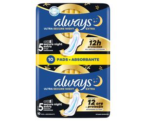 Always Assorbenti Ultra Super Night Light 10 pz