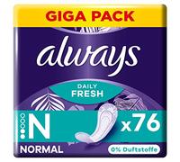 Always Daily Fresh - Salvaslip da donna Normal, 76 leghe, senza profumo