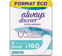 Always Discreet 0% per futi, asciugamani da donna, taglia S