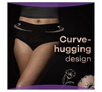 Always Discreet Boutique - Pantaloni per incontinenza da donna, taglia M, colore nero, 18 ad alta assorbenza, confezione da 9 x 2, neutralizzanti odori, morbidezza e protezione, per vescica sensibile