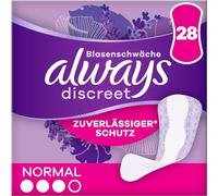 Always Discreet - Salvaslip per incontinenza da donna, misura normale, 28, assorbono odori e umidità, impediscono perdite