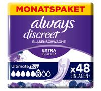 Always Discreet Ultimate Day assorbenti per incontinenza, 48 assorbent