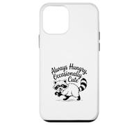 Always Hungry CuteTrash Panda Funy Raccoon Meme Custodia per iPhone 12 mini