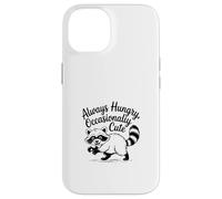 Always Hungry CuteTrash Panda Funy Raccoon Meme Custodia per iPhone 14