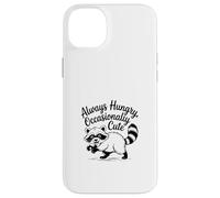 Always Hungry CuteTrash Panda Funy Raccoon Meme Custodia per iPhone 14 Plus