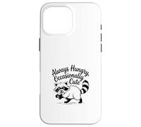 Always Hungry CuteTrash Panda Funy Raccoon Meme Custodia per iPhone 16 Pro Max
