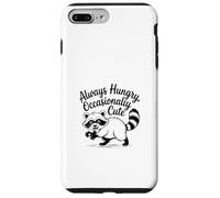 Always Hungry CuteTrash Panda Funy Raccoon Meme Custodia per iPhone 7 Plus/8 Plus
