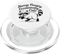 Always Hungry CuteTrash Panda Funy Raccoon Meme PopSockets PopGrip per MagSafe