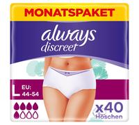 always - Inkontinenz-Höschen "Discreet" Gr.L 40 pz Assorbenti