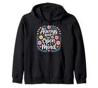 Always Keep An Open Mind Pensiero Pratico - Felpa con Cappuccio