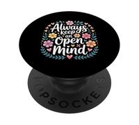 Always Keep An Open Mind Pensiero pratico - PopSockets PopGrip Adesivo
