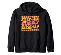 Always Keep Your Sunny Side Up Cute Sun Donna Uomo Bambini Camicia Felpa con Cappuccio