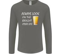 Always Look On The Luminoso Cedro Life Divertente Uomo Maniche