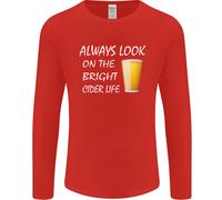 Always Look On The Luminoso Cedro Life Divertente Uomo Maniche