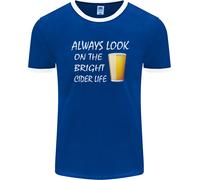 Always Look On The Luminoso Cedro Life Divertente Uomo Ringer Fotl