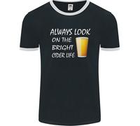 Always Look On The Luminoso Cedro Life Divertente Uomo Ringer Fotl