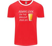 Always Look On The Luminoso Cedro Life Divertente Uomo Ringer Fotl