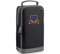 Always Looking Good Borsa per scarpe da golf con ricamo monogramma lettera iniziale personalizzata ricamata borsa per stivali da golf - Regali da golf per uomo, Nero , 35x19x12cm, G