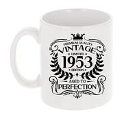Always Looking Good Tazza regalo per 72° compleanno da uomo, vintage 1953 Aged to Perfection, regalo per gli amanti del caffè, tazza da tè regalo per 72 anni, tazza da caffè divertente regalo per