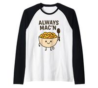 Always Mac'n Funny Mac And Cheese Maglia con Maniche Raglan